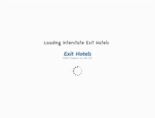 Tablet Screenshot of exithotels.com
